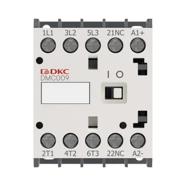 Миниконтактор YON DMC009 9A 4кВт AC3 3P кат. 380В AC 1НО