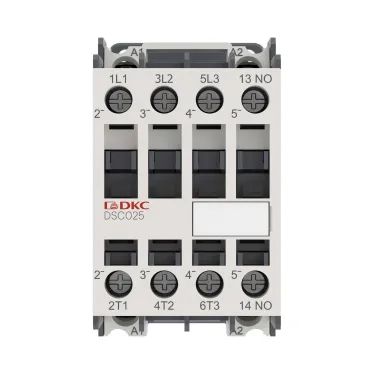 Магнитный контактор YON DSC025 25A 12,5кВт AC3 3P кат.110В DC 1НО