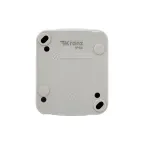 Розетка одноместная (керамика) Mini OG IP54, с заземлением, о/у, серая