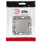 Розетка Серия 12 12-2103-16 , 2P+E Schuko со шторками с крышкой, 16А-250В, титан