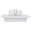 SKANDY Розетка 2-местная и крышкой 16А в сборе IP44 SK-R12W арктический белый IEK
