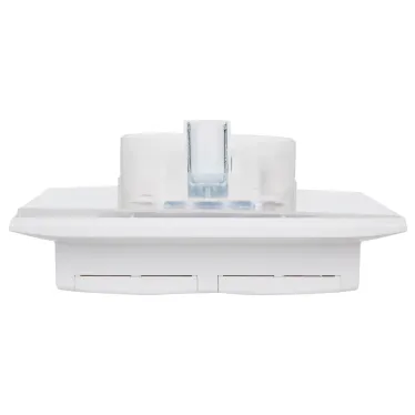 SKANDY Розетка 2-местная и крышкой 16А в сборе IP44 SK-R12W арктический белый IEK