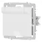 Розетка Intro Accent 6-203-01М 2P+E Schuko с крышкой, 16А-250В, IP20, СУ, белый матовый