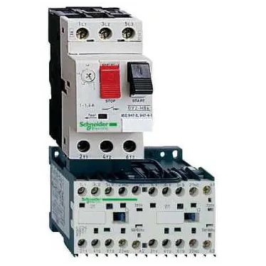 Пускатель магнитный 6А - 24B реверсивный GV2-ME07 1.6-2.5A GV2MEK2
