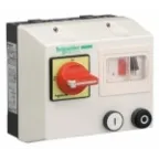 Пускатель в корпусе 2.5-4A 220/230V 50/60Hz с поворотной рукояткой красный