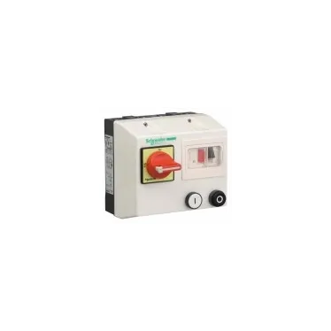 Пускатель в корпусе 2.5-4A 220/230V 50/60Hz с поворотной рукояткой красный