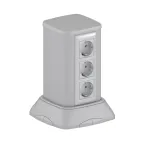 Миниколонна алюминиевая 0.25м серый металлик RAL 9006
