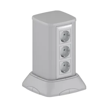 Миниколонна алюминиевая 0.25м серый металлик RAL 9006