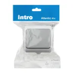 Переключатель Intro Atlantic 5-103-03 10А-250В, IP54, открытой установки, серый