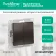 Выключатель двухклавишный ATLASDESIGN схема 5 10АХ механизм мокко