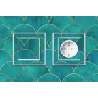 Выключатель одноклавишный ATLASDESIGN Art схема 1 10АХ механизм с возможностью установки персонального изображения под клавишу