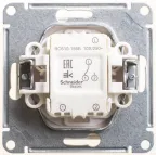 W59 AQUA Переключатель одноклавишный, 10АХ, IP44, механизм, белый