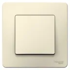 BLANCA скрытой установки одноклавишный переключатель (cх.6), 10A, 250B, молочный