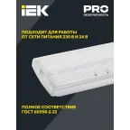 Светильник аварийный ДПА 5030-1 постоянный 1ч IP20 IEK