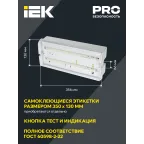 LIGHTING Светильник аварийный ДПА 5044-3 постоянного/непостоянного действия совместим с УДТУ 3ч IP65 IEK