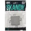SKANDY Выключатель 1-клавишный проходной 10А SK-V02S серебряный IEK