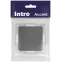 Переключатель Intro Accent 6-103-07 , 10А-250В, IP20, СУ, Accent, AL/CU, графит