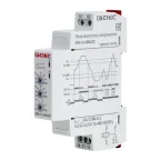 Реле контроля напряжения однофазное, конфигурация контакта 1CO, 24-48В AC/DC