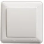 W59 AQUA Переключатель одноклавишный, 10АХ, IP44, в сборе, белый
