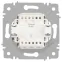 Переключатель Intro Accent 6-103-02 10А-250В, IP20, СУ, AL/CU, слоновая кость