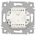 Переключатель Intro Accent 6-103-02 10А-250В, IP20, СУ, AL/CU, слоновая кость