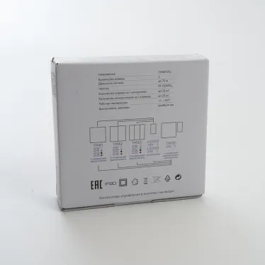 Кнопка-выключатель беспроводной 230V 500W трехклавишный, золото
