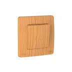 BLANCA С/У IP44 1-клавишный ПЕРЕКЛЮЧАТЕЛЬ (сх.6), 10AX, 250В, ЯСЕНЬ