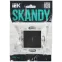 SKANDY Выключатель 1-клавишный проходной с индикацией 10А SK-V08T титан IEK