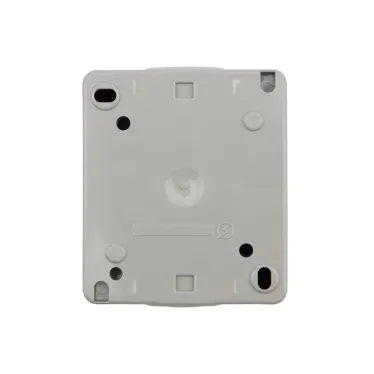 Розетка одноместная INDUSTRIAL IP54 с заземлением, о/у серая