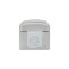 Выключатель одноклавишный Mini OG IP54, о/у, серый