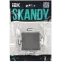 SKANDY Выключатель 1-клавишный проходной с индикацией 10А SK-V08Gr серый IEK