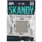 SKANDY Выключатель 1-клавишный проходной с индикацией 10А SK-V08Sh шампань IEK