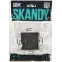 SKANDY Выключатель 2-клавишный с индикацией 10А SK-V09T титан IEK