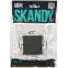 SKANDY Выключатель 2-клавишный 10А SK-V04T титан IEK
