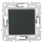 SKANDY Выключатель 1-клавишный перекрестный 10А SK-V03G графит IEK
