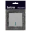 Выключатель Intro Accent 6-102-01 с подсветкой, 10А-250В, IP20, СУ, AL/CU, белый