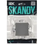 SKANDY Заглушка с суппортом SK-C01Gr серый IEK