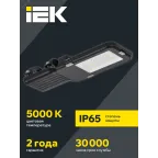 Светильник LED консольный уличный ДКУ 1013-50Д 5000К IP65