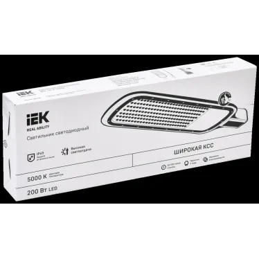 Светильник LED консольный уличный ДКУ 1012-200Ш 5000К IP65 серый