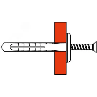Саморез 4х35мм с дюбелем C6