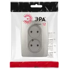 Розетка Серия 12 12-2107-16 , 2X2P, 16А-250В, титан