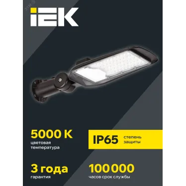 Светильник LED PRO консольный уличный ДКУ 1014-50Ш 5000К IP65