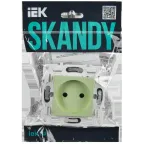 SKANDY Розетка без заземления без защитных шторок 10А SK-R02G мятный IEK