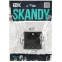SKANDY Розетка с заземлением с защитными шторками 16А SK-R04G графит IEK