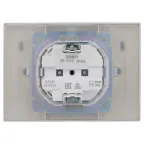 SKANDY Розетка 2-местная и крышкой 16А в сборе IP44 SK-R12S серебряный IEK