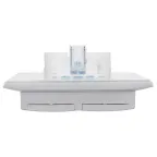 SKANDY Розетка 2-местная и крышкой 16А в сборе IP44 SK-R12S серебряный IEK