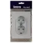Розетка Intro Accent 6-205-01 2X2P+E Schuko, 16А-250В, IP20, СУ, AL/CU, белый