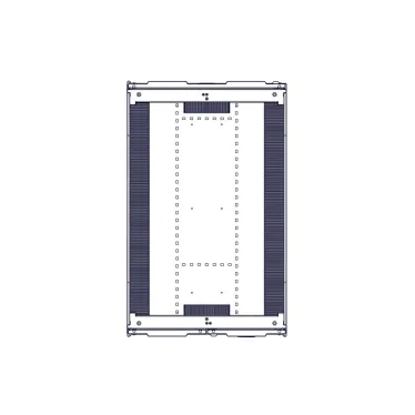 Шкаф Uniprom. 48U-750/1200. боковые панели 4шт. черный