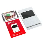 Видеодомофон IPV-01 бел. 4'' TFT 4пр. 2 канала IP20