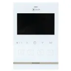 Видеодомофон IPV-01 бел. 4'' TFT 4пр. 2 канала IP20